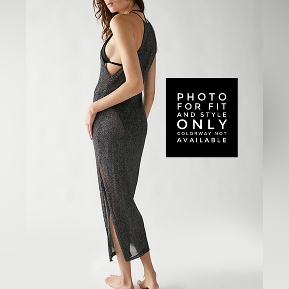 NWOT Free People Intimately After Party Maxi Slip Sz M - Picture 6 of 15
